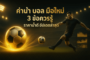 ค่าน้ำ บอล มือใหม่